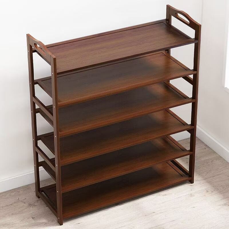 家用鞋架子多层门口入户门新款2025爆款实木用室内鞋柜简易楠竹