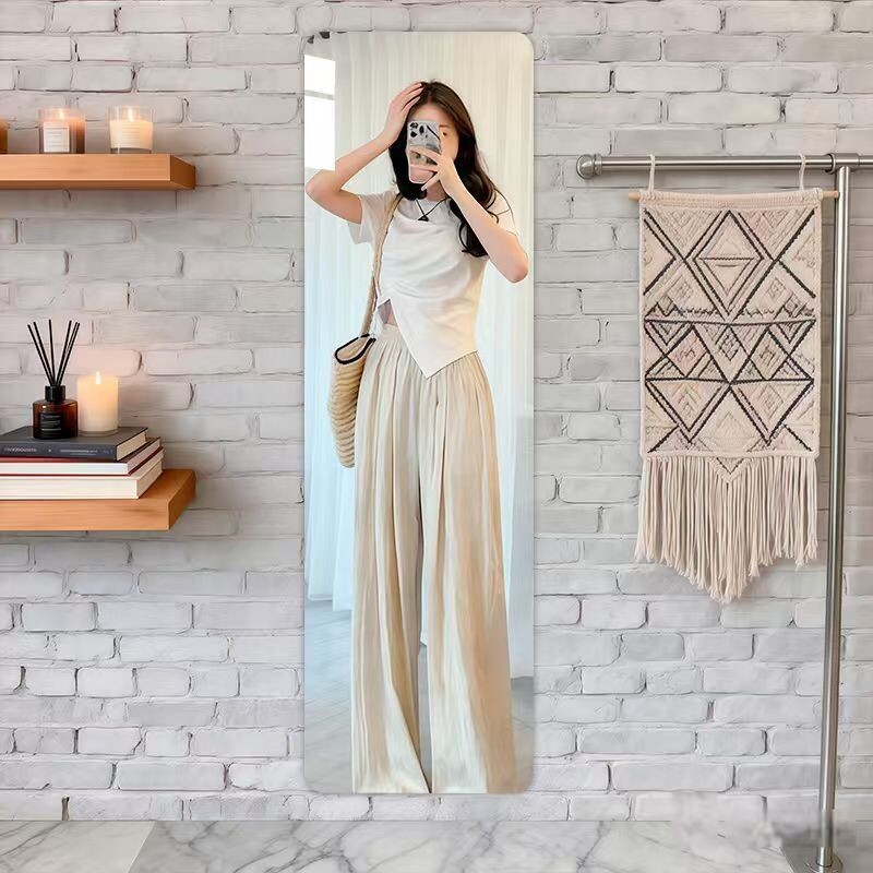 全身镜落地镜家用女卧室壁挂贴墙试衣穿衣镜衣柜客厅玻璃免打孔