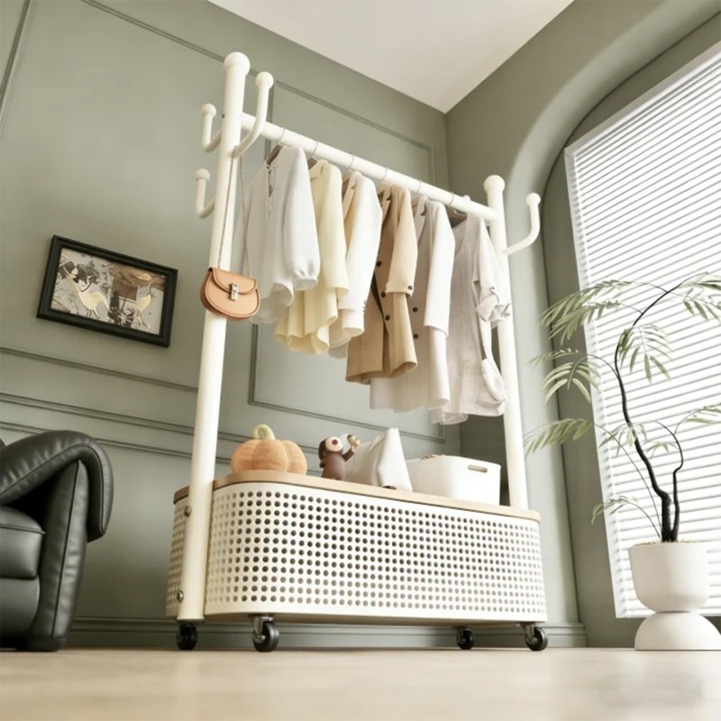 衣架落地卧室挂衣架室内衣服收纳架晾衣架简易衣帽架阳台伸缩置物