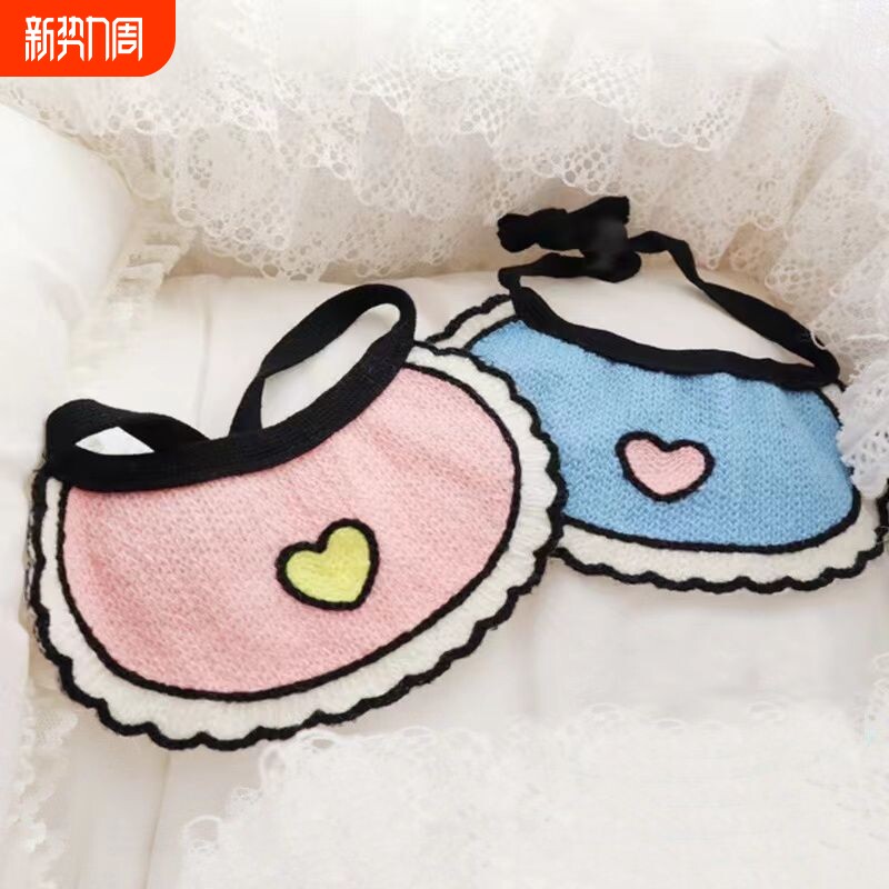 宠物围兜猫咪小型犬口水巾围脖三角巾狗狗围嘴可爱系带