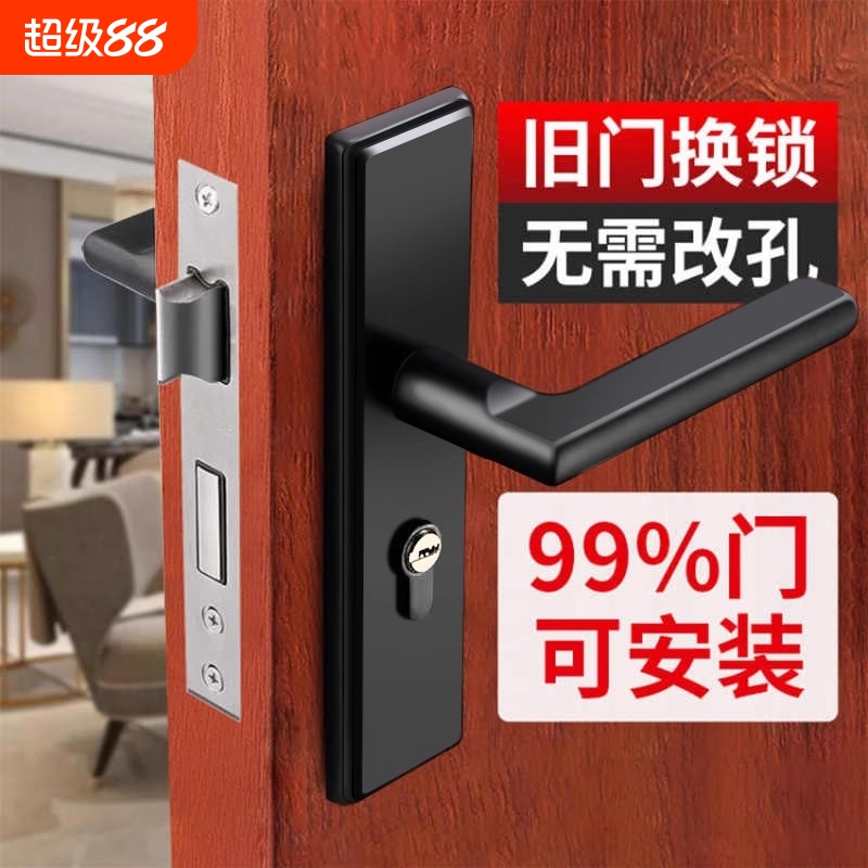 不锈钢室内门把手套装|千人加购