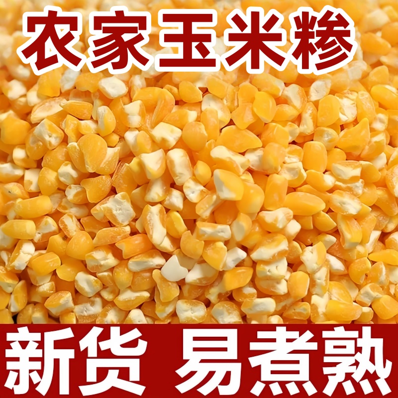 25东北新货玉米糁玉米碴子玉米粥农家自产笨碴子吉林苞米大碴子