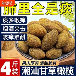 无核橄榄果潮汕特产九制甘草橄榄条蜜饯果脯盐津果咸甜官方旗舰店