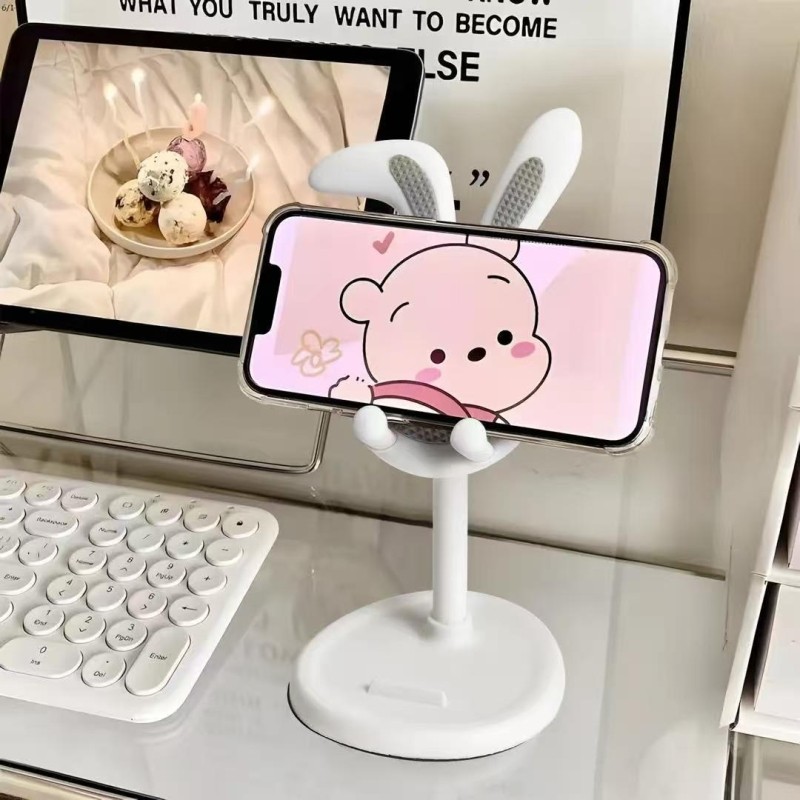 眩魔 小兔子手机支架桌面2025新款可升降调节伸缩可爱便携多功能懒人自拍网红直播拍摄iPad平板电脑支撑架6,3C数码配件,手机支架/手机座,淘宝优惠券,粉丝福利购,淘宝优惠卷