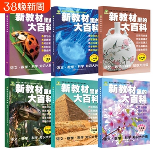 正版速发新教材里的大百科同步小学1-6年级语文数学科学知识拓展孩子的第二课堂一二三四五六年级科普百科常识J全书课本