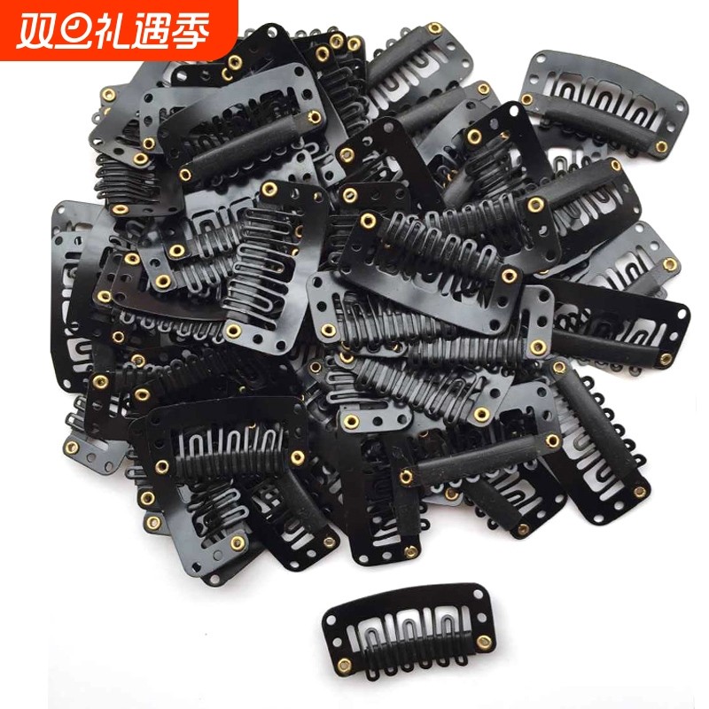 假发接发片夹子BB夹真发假发配件刘海隐形无痕接发贝雷帽卡子pp夹