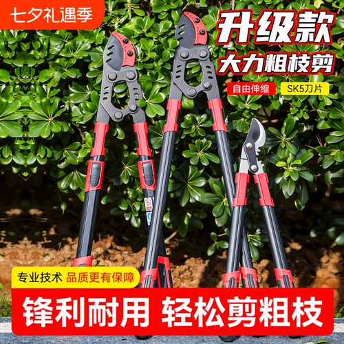 剪枝剪刀修枝果树专用园艺树枝剪修剪神器省力修大枝强力粗枝剪刀