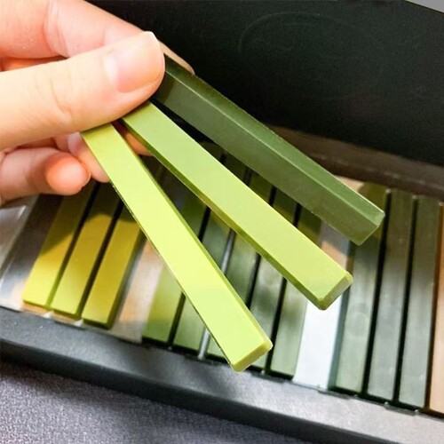 渐变抹茶巧克力渐变色长条日式不同浓度送朋友礼盒（代可可脂）