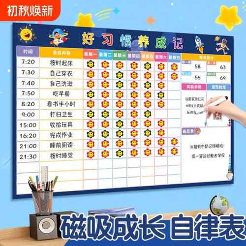 磁吸式儿童时间管理|千人回购