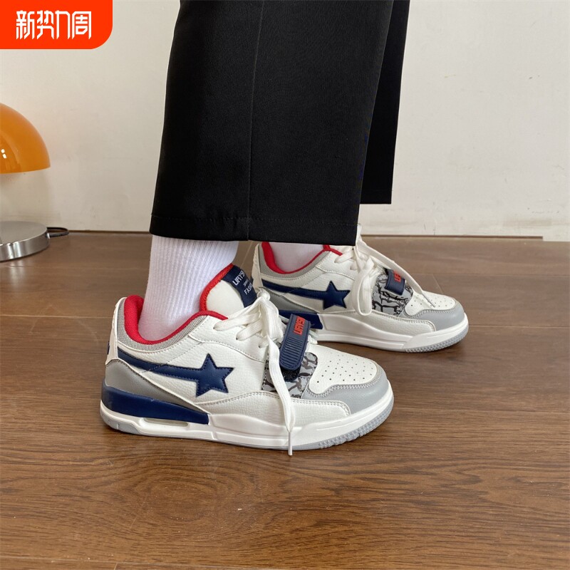 2026年顽刻流星夏季新款学生休闲气垫运动鞋女韩版港风小众潮流