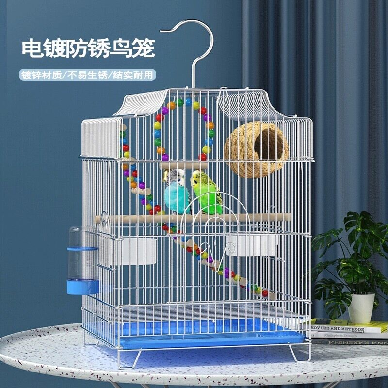 八哥新款鸟笼子生态虎皮鹦鹉大号牡丹鹦鹉笼家用专用玄凤豪华别墅