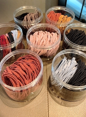 头绳女网红扎头发皮筋发圈韩国高弹力耐用皮套蝴蝶高颜值手工固定