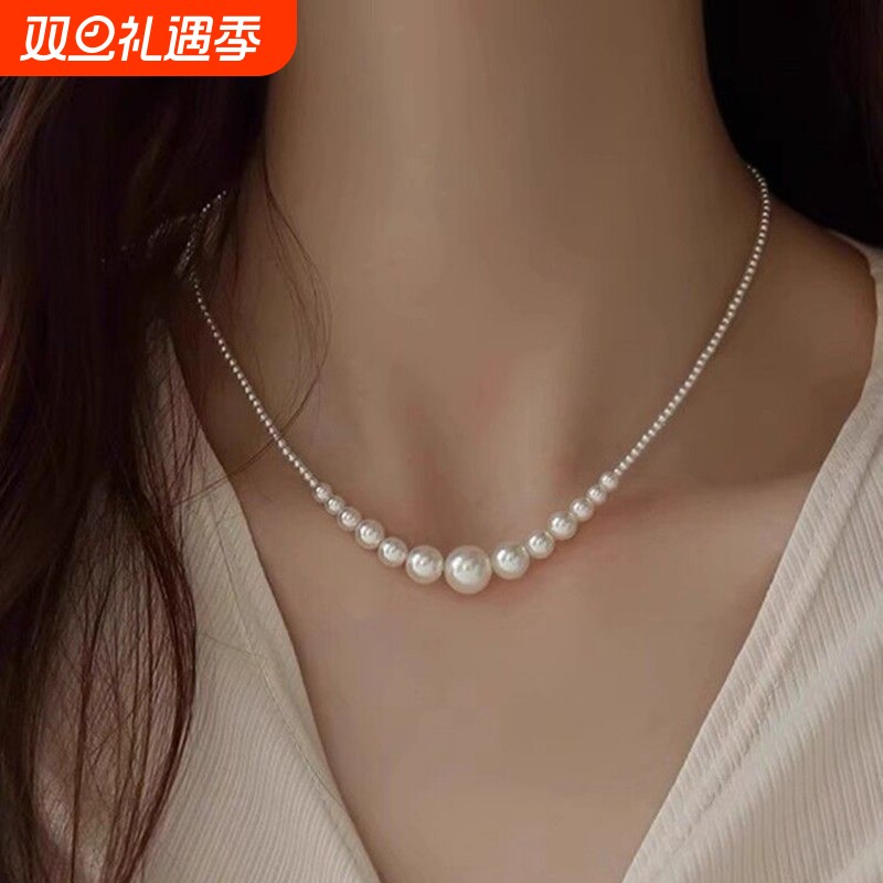 英国【设计师】Make Kana 轻奢施家珍珠项链小众百搭青花瓷