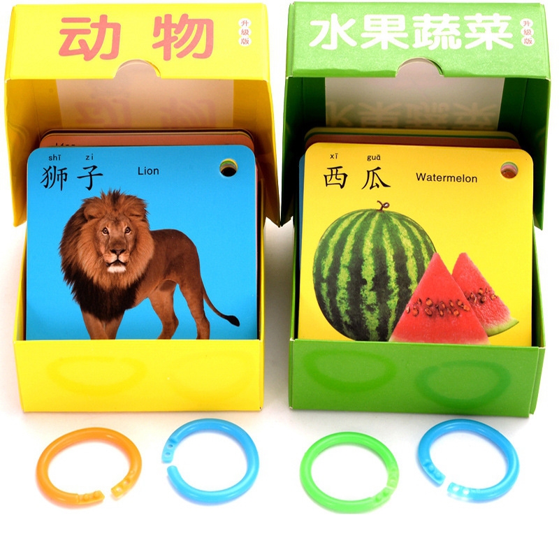 启蒙0123岁认知幼儿园早教撕不破宝宝识字卡片认知卡片看图识数字