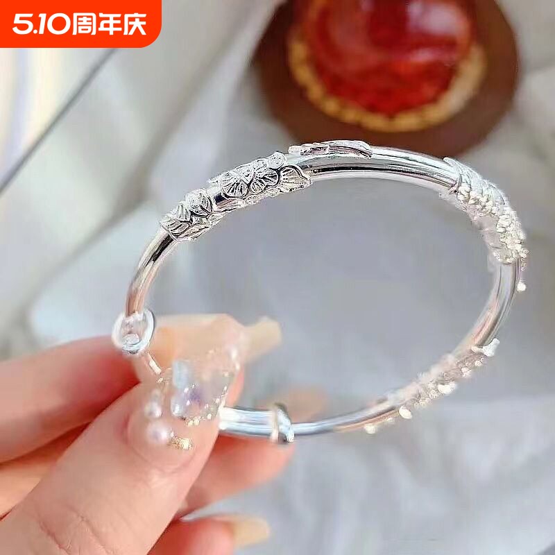 儿童手镯母亲节礼物送妈妈礼物实用繁花似锦手镯轻奢感手镯送婆婆