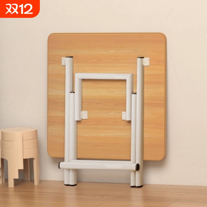 小桌子可折叠餐桌家用餐桌户型简易圆桌出租屋便携户外摆摊吃饭桌