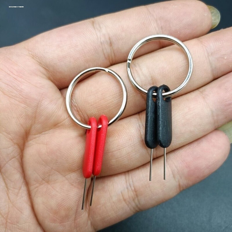 便携防丢手机取卡针钥匙扣图片