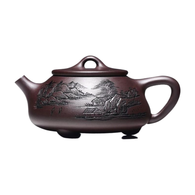 宜兴紫砂壶名家石瓢壶正宗纯全手工泡茶壶家用茶具套装2原矿紫泥