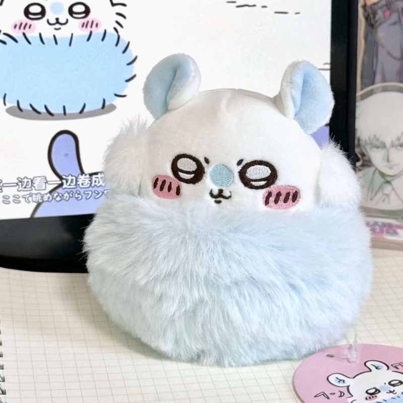 日本正版chiikawa毛球飞鼠挂件吉伊毛绒玩偶书包卡哇玩偶生日礼物