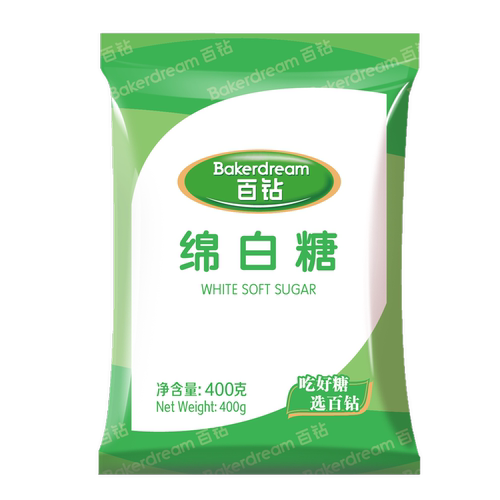 百钻绵白糖家用细绵砂糖400g食用冲饮厨房调味品烘焙原料