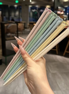 单人合金高颜值可爱筷子