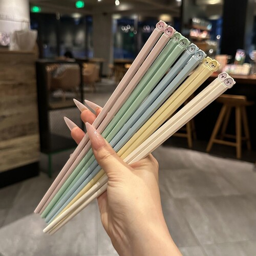 单人合金高颜值可爱筷子
