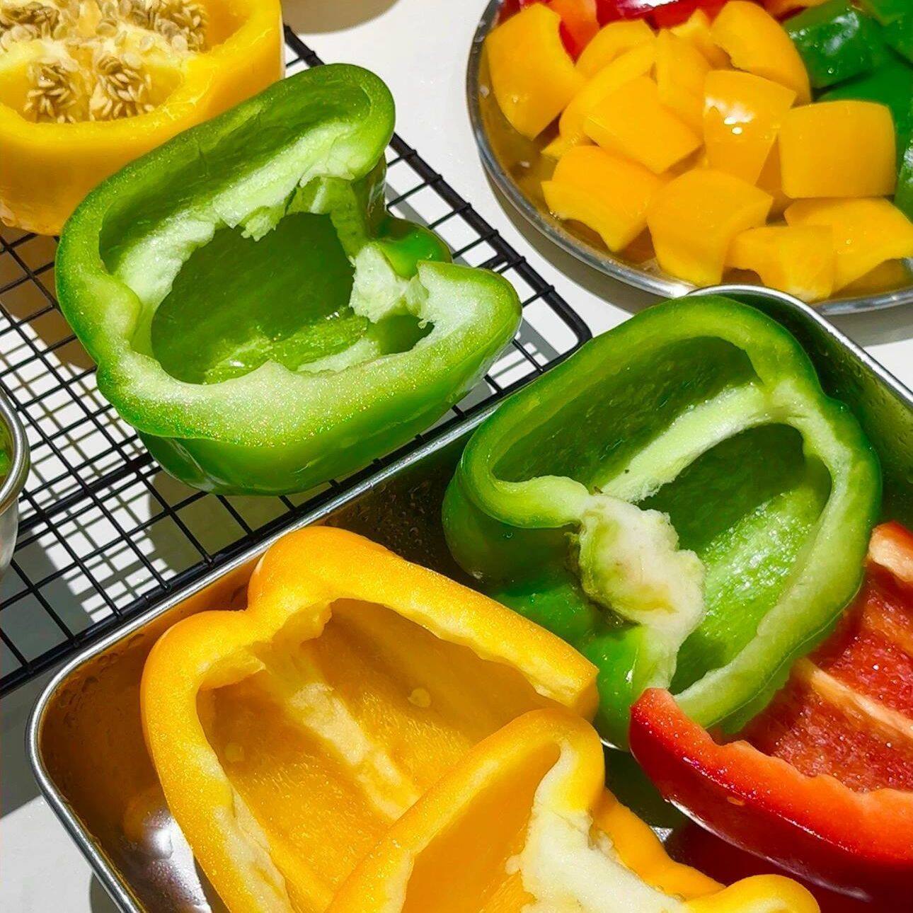 七彩辣椒五彩椒水果灯笼红辣椒新鲜小米椒甜朝天圆椒蔬菜青椒山东,水产肉类/新鲜蔬果/熟食,辣椒,淘宝优惠券,粉丝福利购,淘宝优惠卷