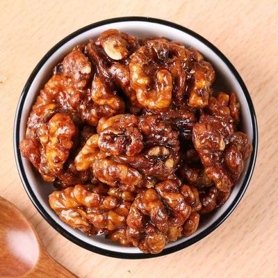 琥珀核桃仁蜂蜜味新货年货零食大颗粒坚果干货炒货孕妇核桃仁零食