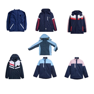 厦门市中学冲锋衣风衣海沧市思明湖里翔安同安区-送校徽可拆卸