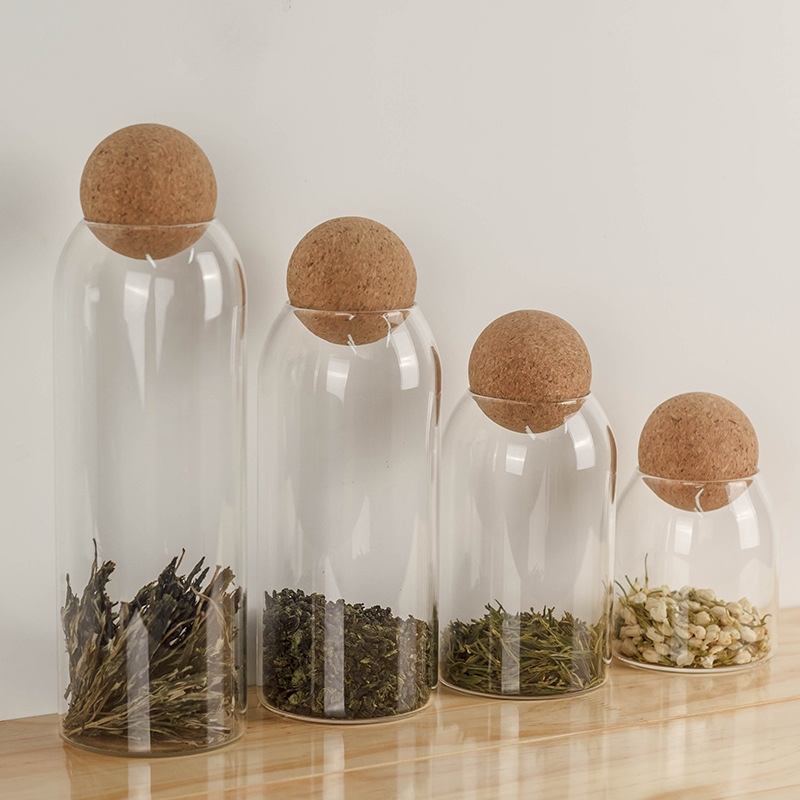 【1万+人购买】软木塞透明玻璃罐