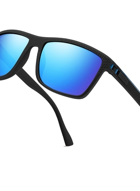 新款跨境全框驾驶潮流太阳镜男士轻盈休闲墨镜弹簧腿偏光运动眼镜