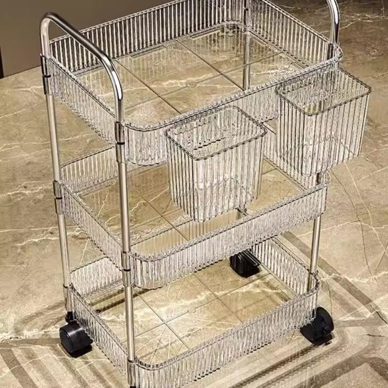 置物架可移动小推车沙发边几床边多层客厅零食出租屋收纳架小茶几