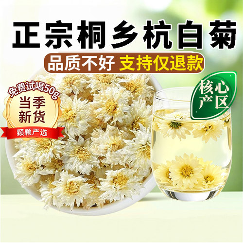 杭白菊特级正品菊花茶杭州桐乡
