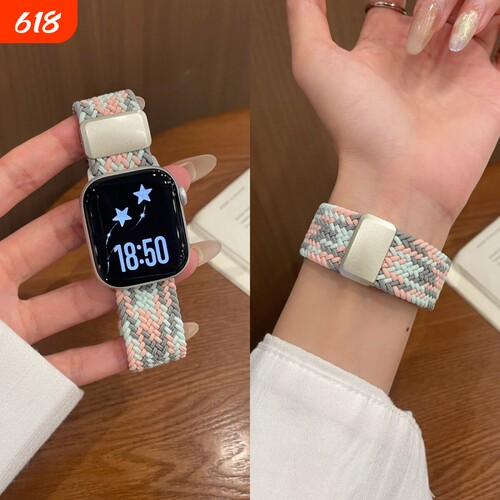 适用于小米手环10Pro表带磁吸编织9Pro小米8Pro透气腕带智能10Pro
