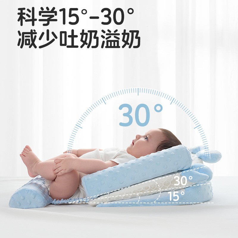 婴儿防吐奶斜坡垫宝宝防溢奶呛奶斜坡枕新生儿躺喂奶神器哺乳枕头