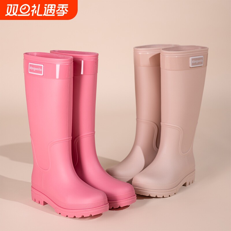 日韩时尚雨靴百搭高筒雨鞋