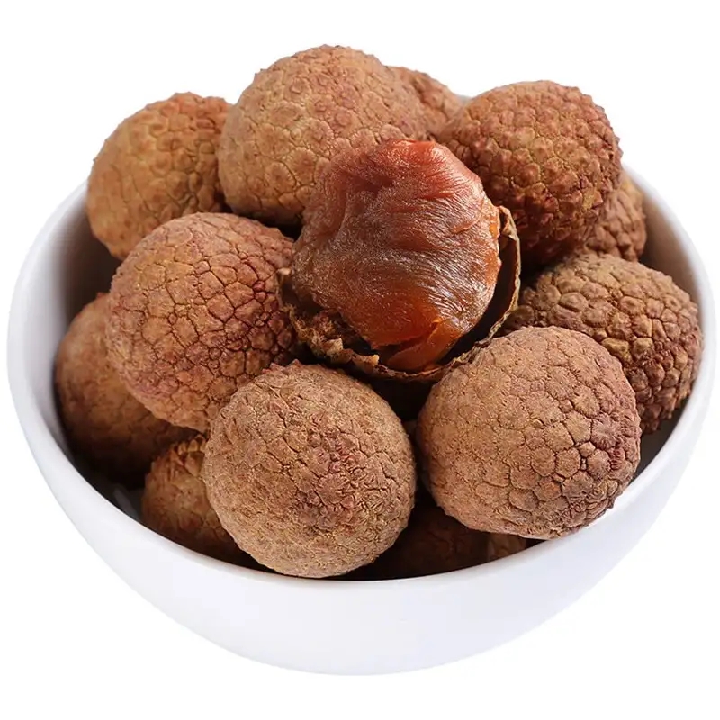 New Dried Lychee with Big Fruit, Dried Putian Specialty, Thin Shell, Thick Flesh, Dried Lychee, Non-Cinnamon Flavored Glutinous Rice, Dried Lychee