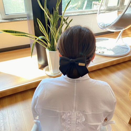 2022职业女带网兜头花营业员银行护士服务员前台防掉发盘发网兜