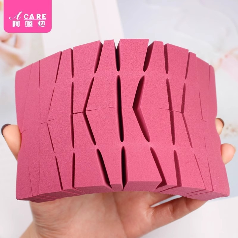 粉扑DB1sn0-三角粉扑24切一次性海绵干湿两用气垫粉底液上妆用