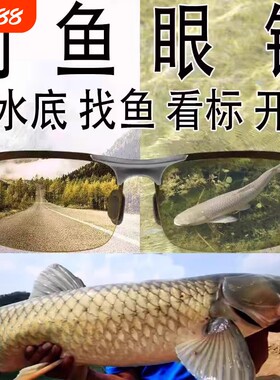 德国钓鱼眼镜偏光镜夜视专业高清看漂变色墨镜男日夜两用开车看鱼