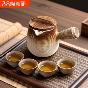 围炉煮茶壶2026新款罐罐壶煮茶器烤奶茶壶带釉烤茶壶烤茶罐炭火