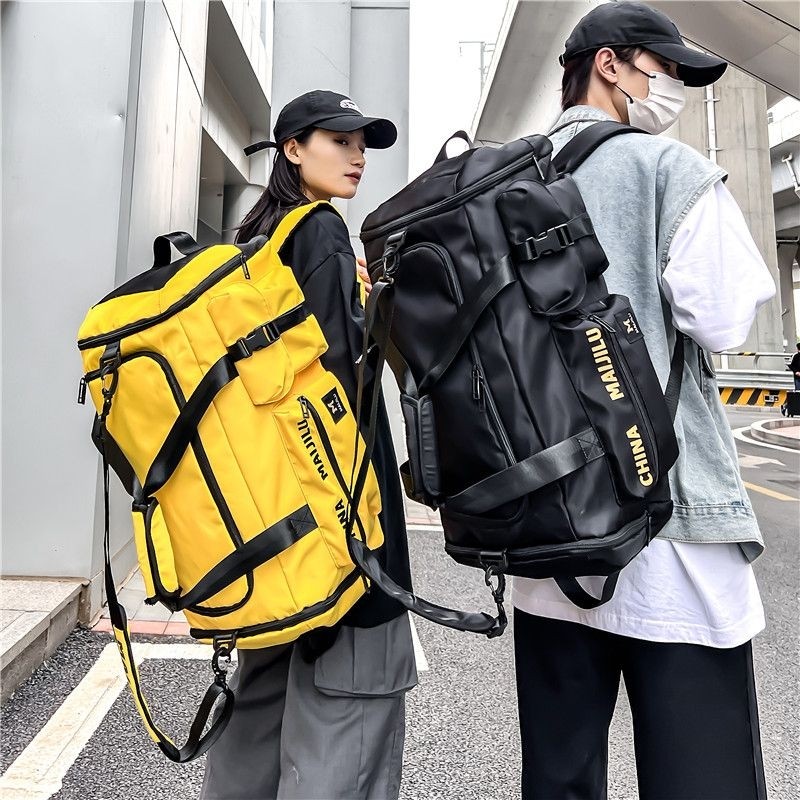 大容量旅行包男健身包篮球运动手提包双肩行李袋女士登山旅行登机