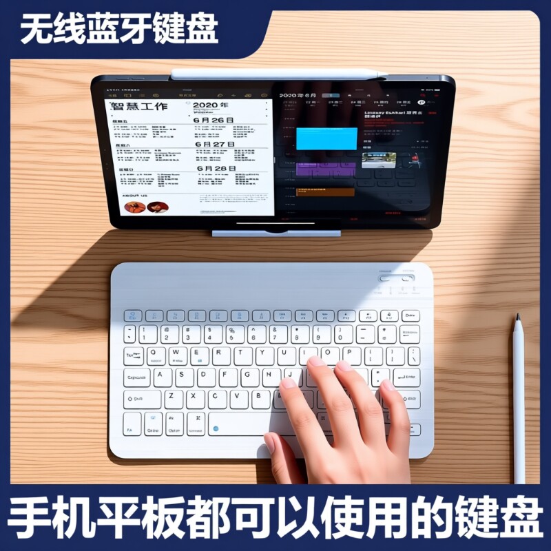 蓝牙静音平板充电键盘办公适用图片