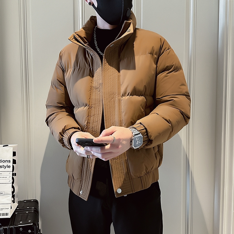 户外潮牌痞帅外套男款冬季潮流休闲羽绒棉服2025新款男士加厚冬装