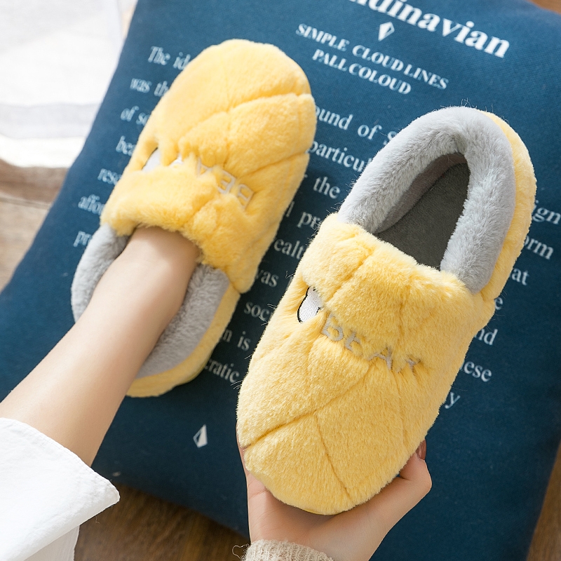 棉拖鞋女冬季全包跟2025新款居家居室内情侣毛毛绒保暖棉鞋男冬天