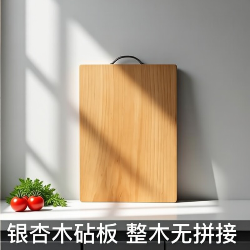 银杏木砧板整木实木案板白果树切菜板擀面板抗菌防霉刀占板无胶