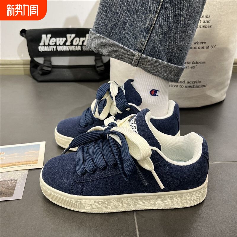 2026春季港风休闲情侣面包鞋子男女款复古百搭青春潮流运动滑板鞋