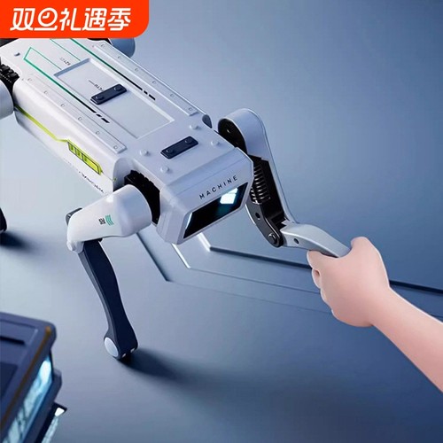 2025新款智能电动机器狗玩具语音人工手机遥控编程高科技电动玩具