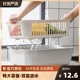 多功能厨房碗碟碗盘沥水架水槽置物架盘子家用放碗筷架餐具收纳盒