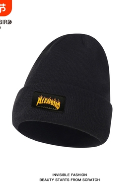 一叶鸟thrasher帽子潮流穿搭时尚休闲百搭高级感正品冬季灰色黑色